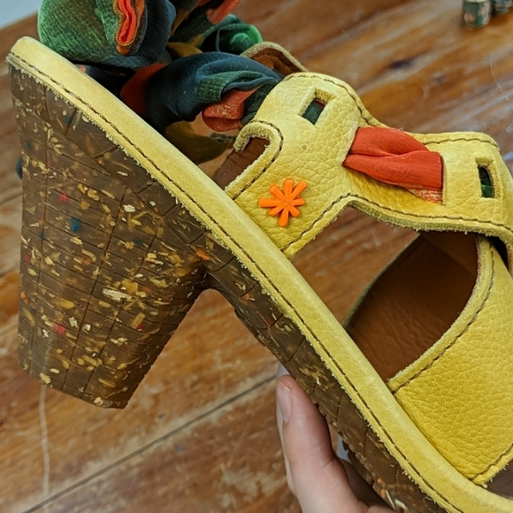 Art Grain-Fantasy Rubber Heel Shoe Size 40 - Picture 9 of 9